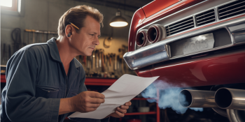 Um simples papel revela se o motor do carro está com problemas